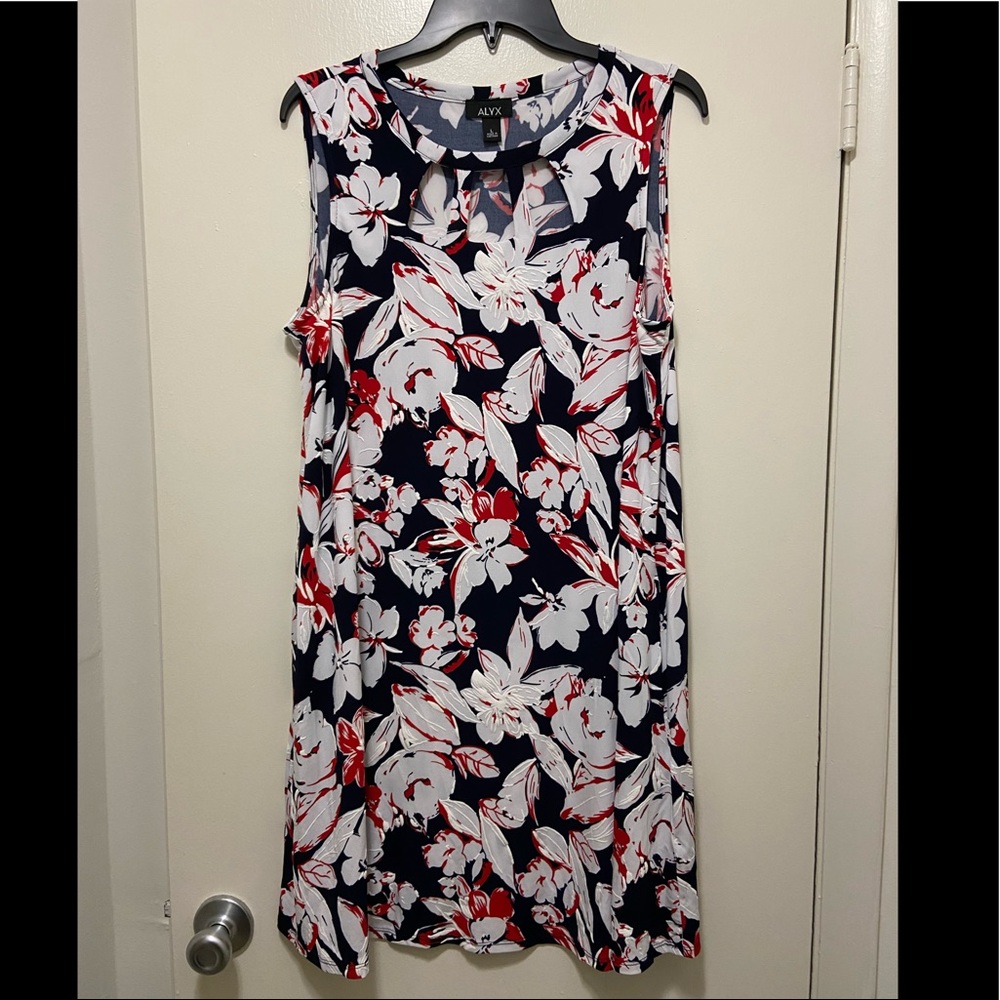 🆕 Alyx Navy Floral Summer Dress NWOT